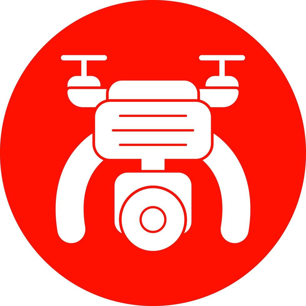 Drone Camera Vector Icon Design