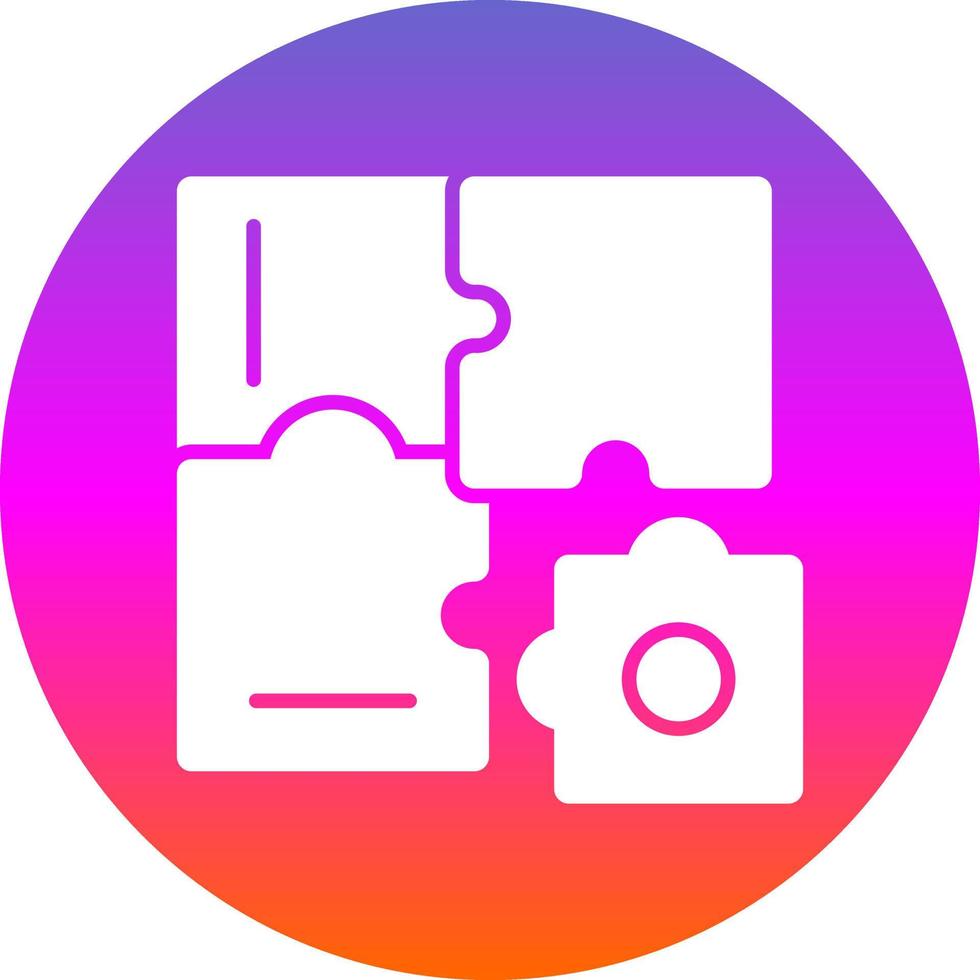 Problem Solving Vector Icon Design