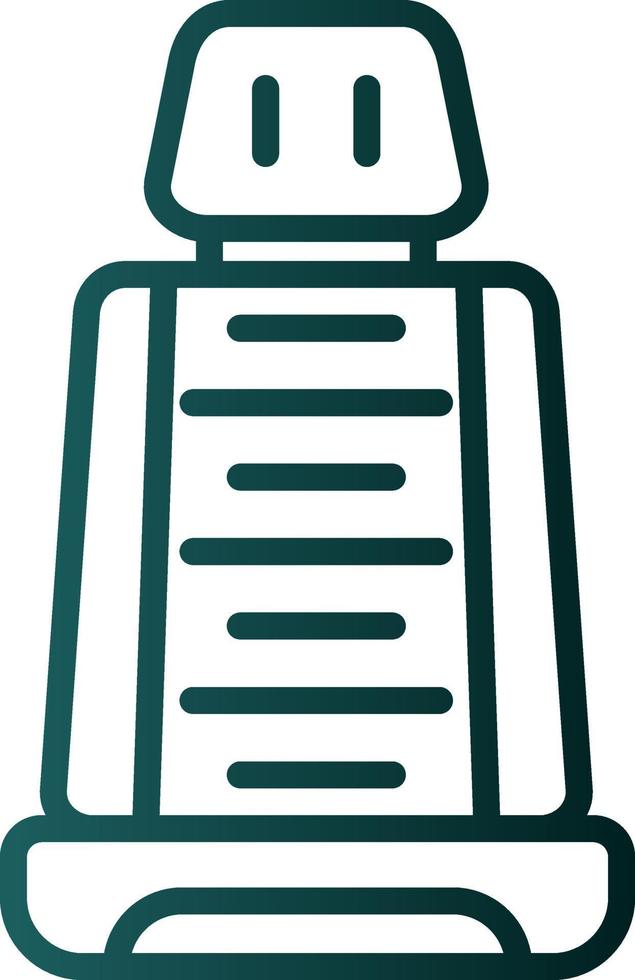 Racing Car Seat Vector Icon Design