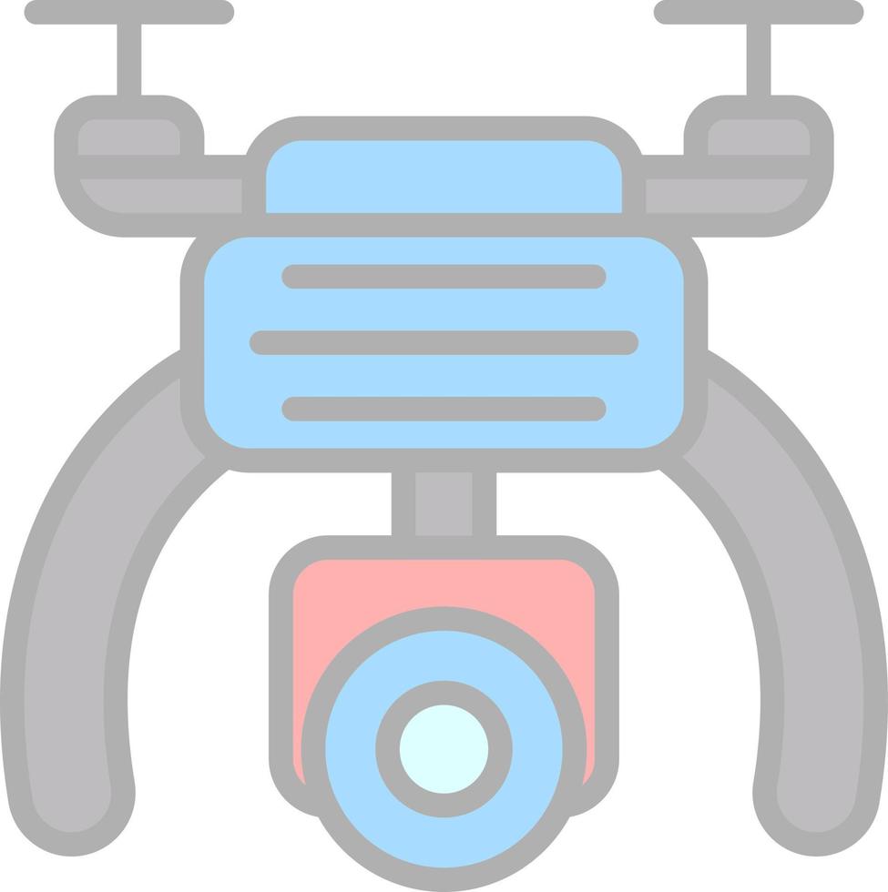 Drone Camera Vector Icon Design