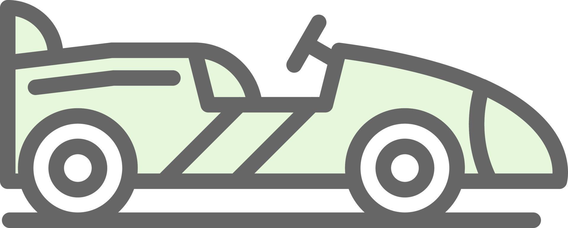 diseño de icono de vector de coche de carreras