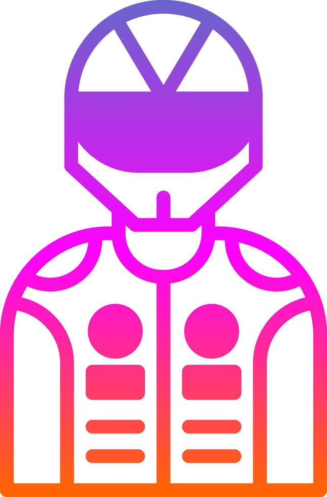 Racer Vector Icon Design