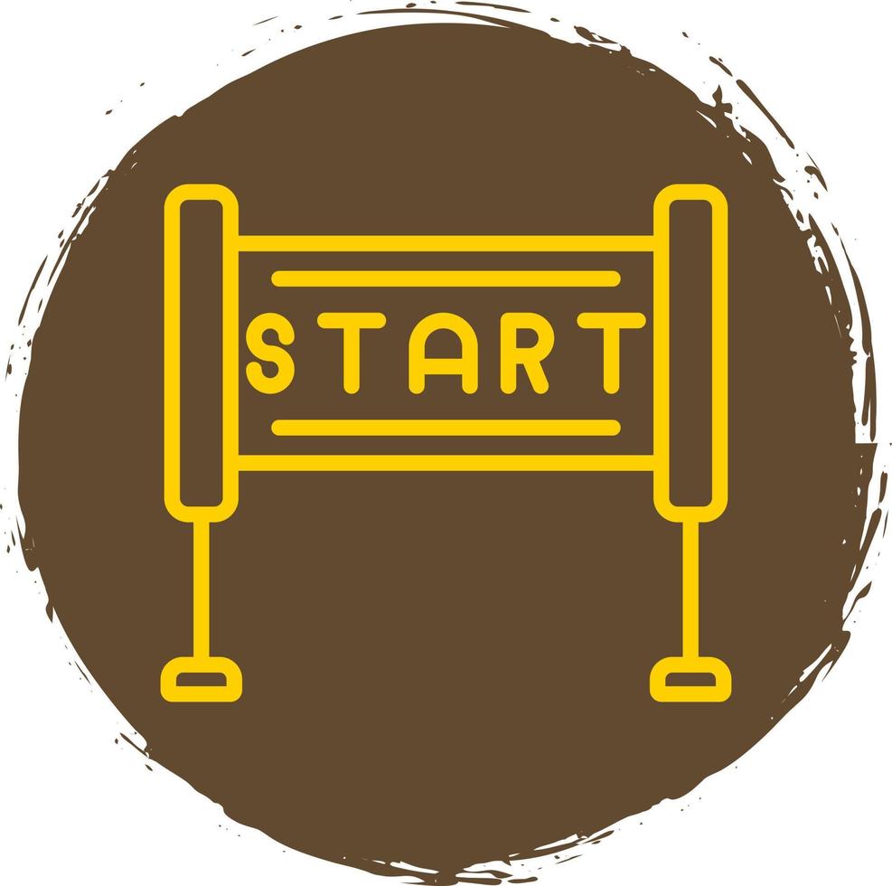 Race Start Vector Icon Design