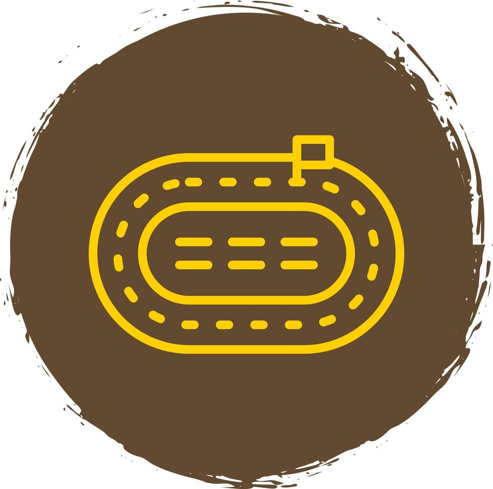 Race Track Vector Icon Design