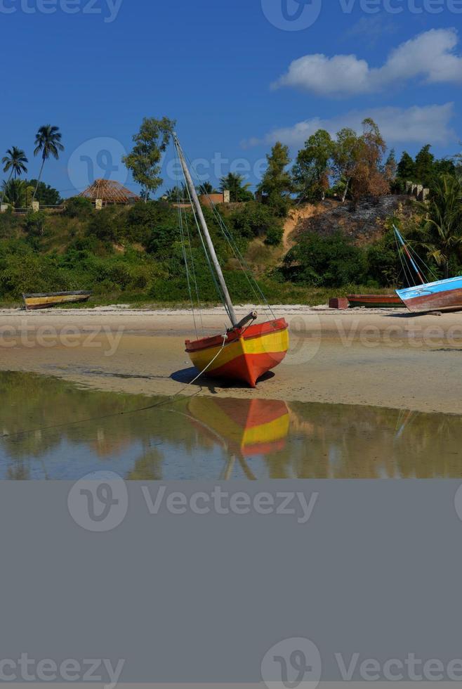 Beached Fishing Boat, Vilanculos photo