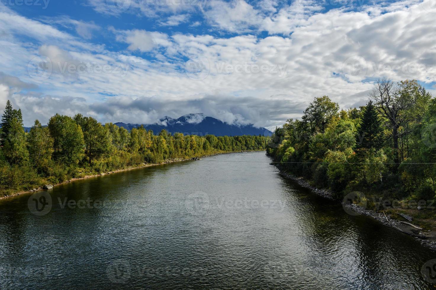 Vydrino River in Russia photo