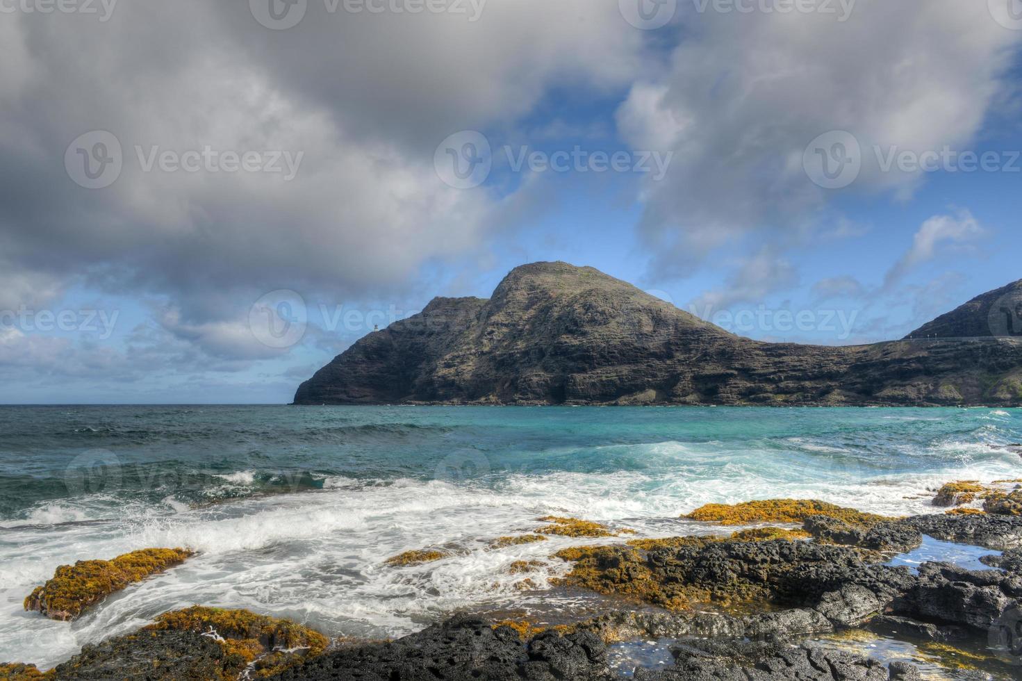 paisaje dramático de oahu, hawaii foto