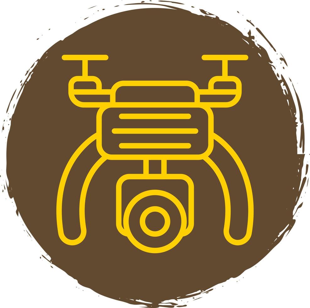 Drone Camera Vector Icon Design