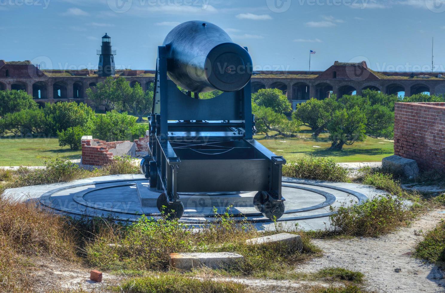 Cannon in Fort Jefferson, Florida photo