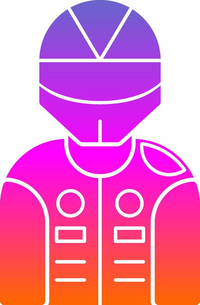 Racer Vector Icon Design