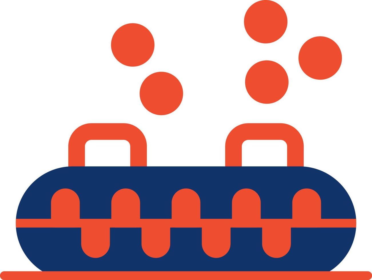 Inflatable Sled Creative Icon Design vector