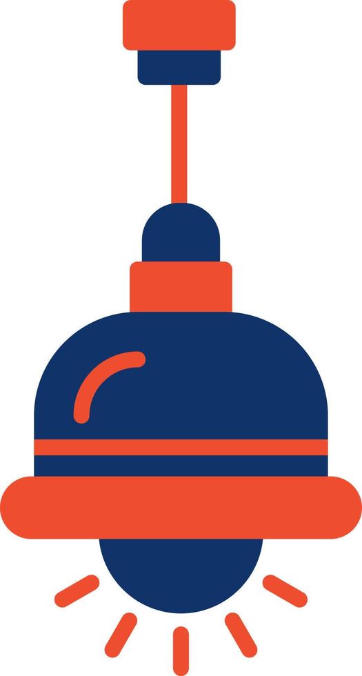 Hanging Lamp Creative Icon Design vector