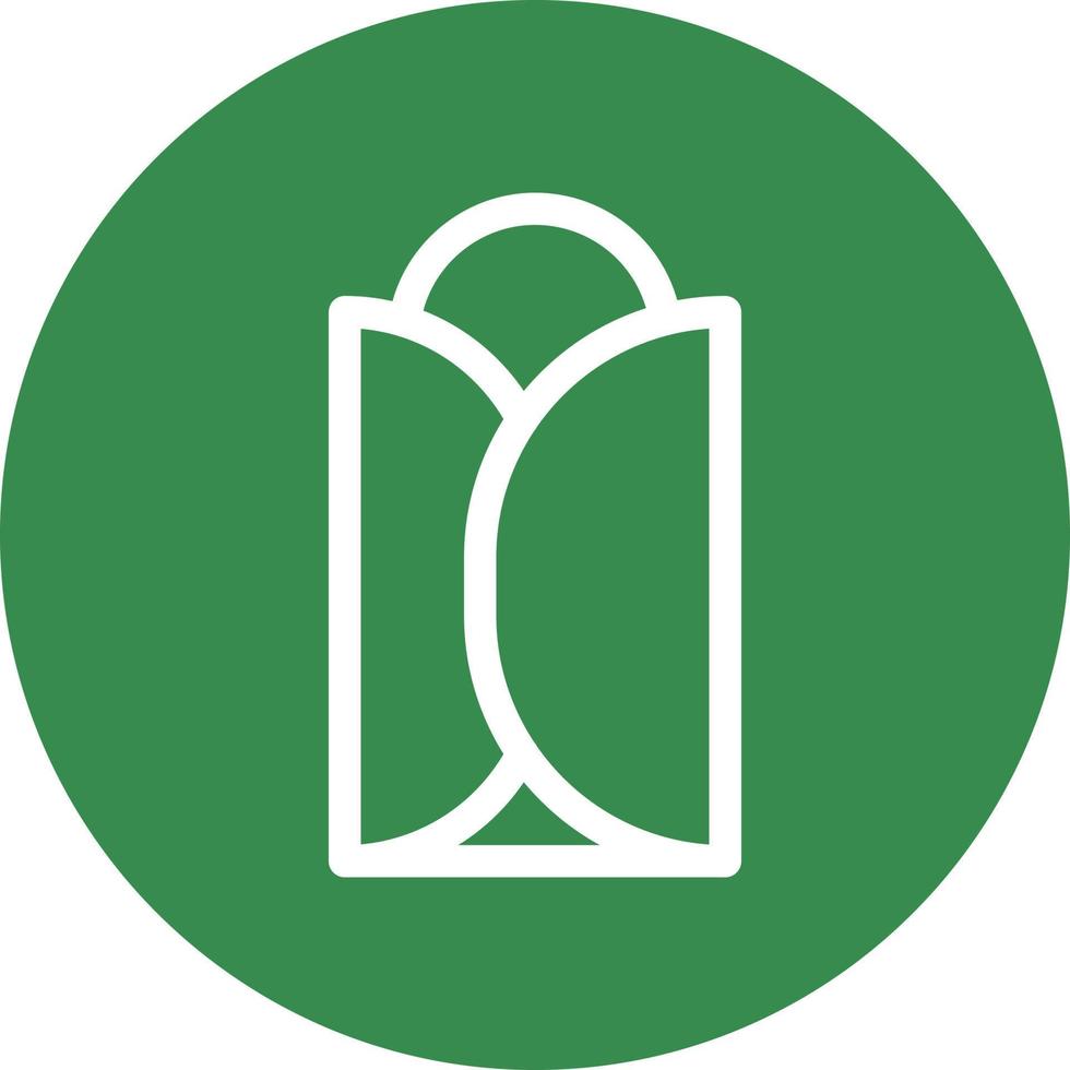 Burrito Vector Icon Design