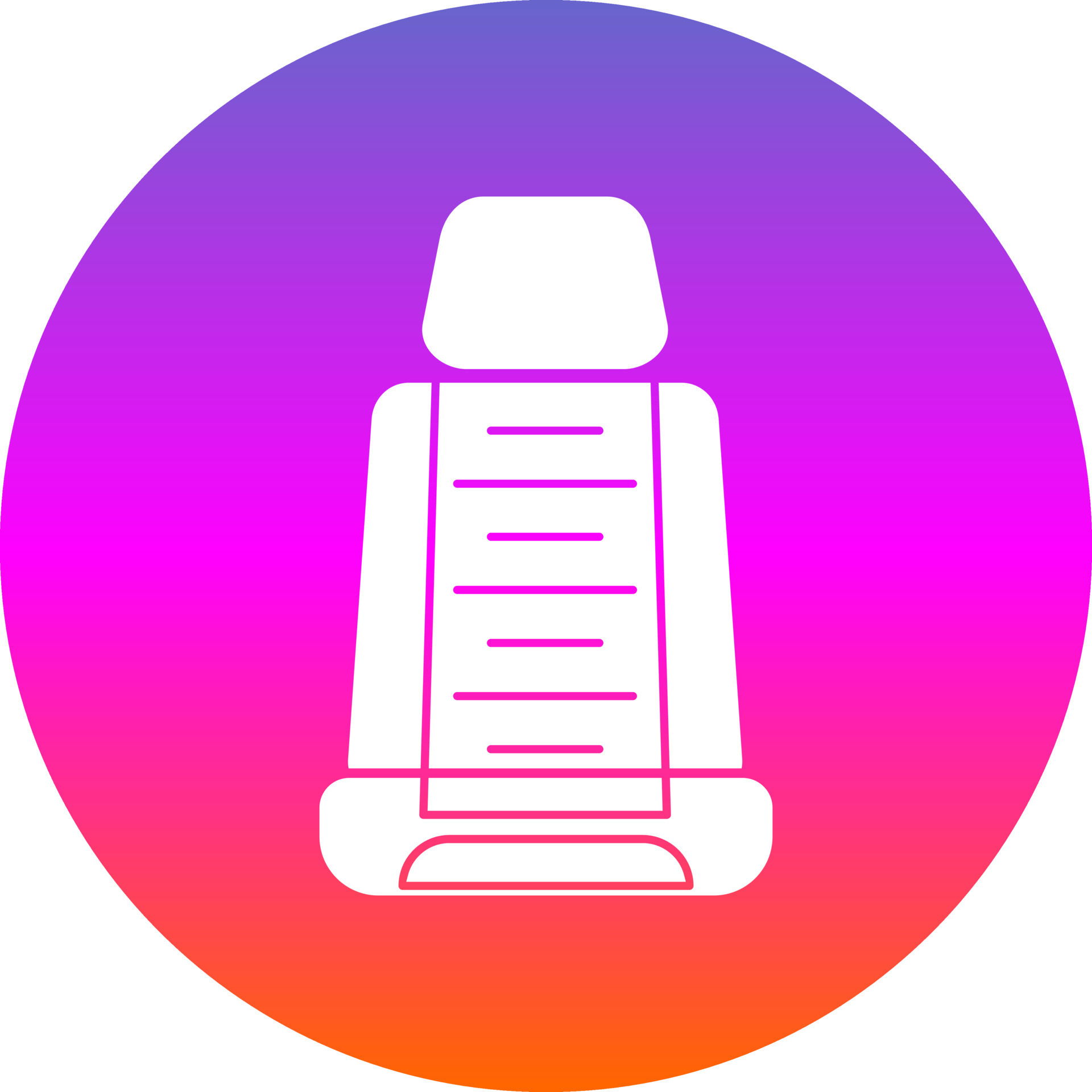 Racing Car Seat Vector Icon Design 15988357 Vector Art at Vecteezy