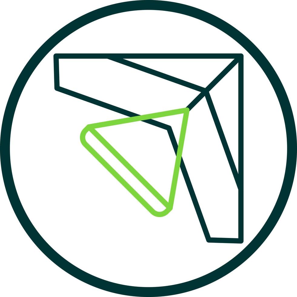 Glider Vector Icon Design