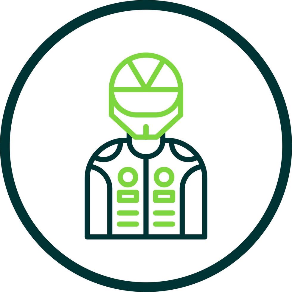 Racer Vector Icon Design