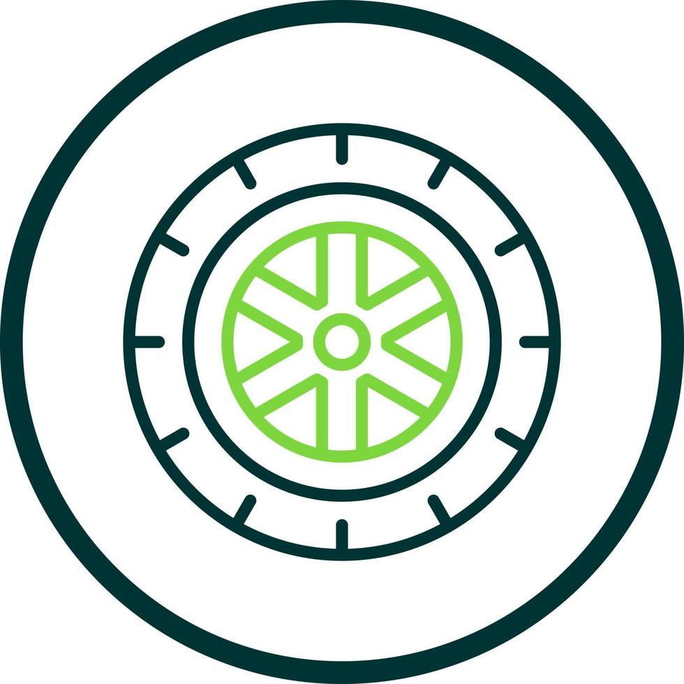 Tire Vector Icon Design