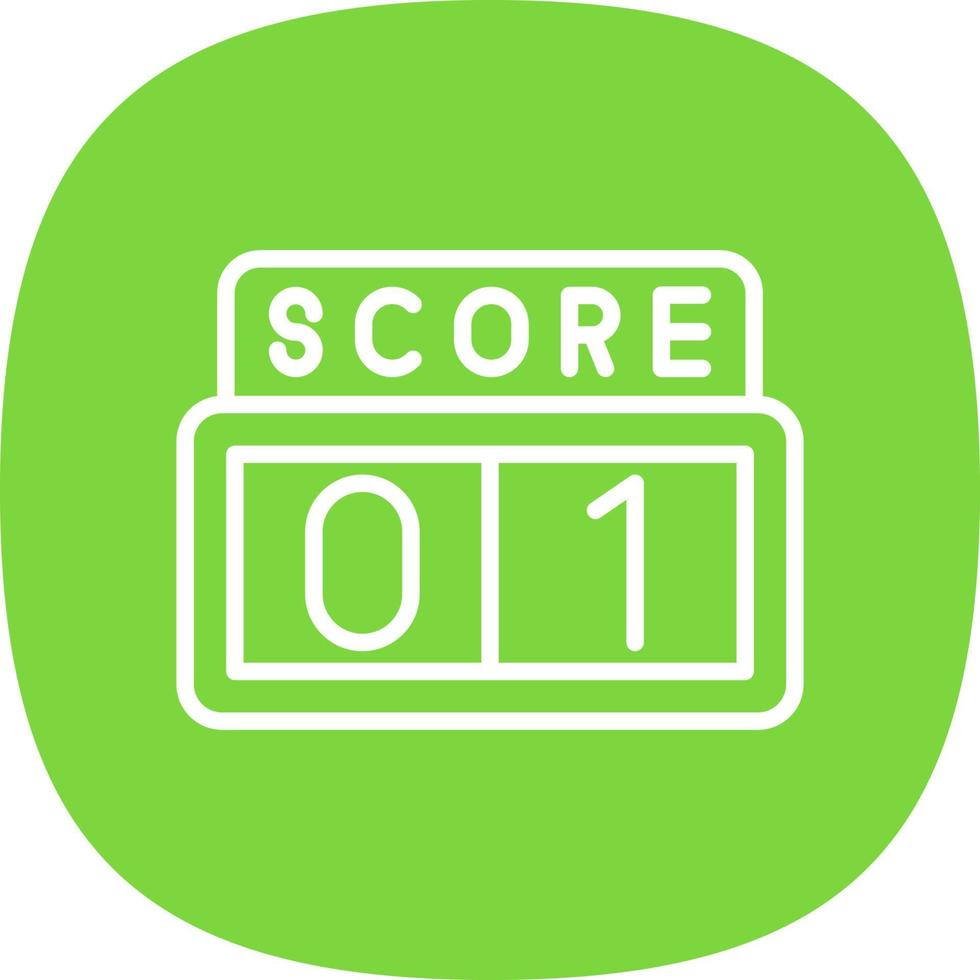 Scoreboard Vector Icon Design