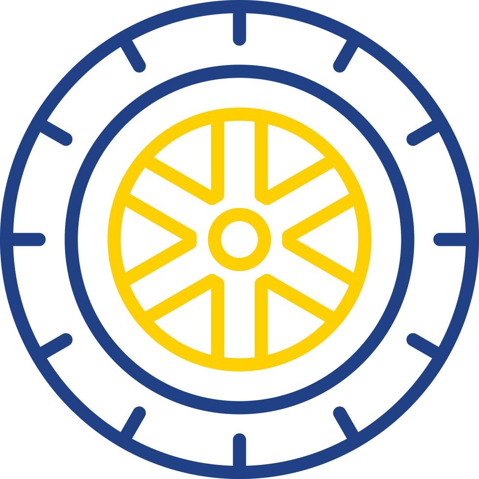 Tire Vector Icon Design