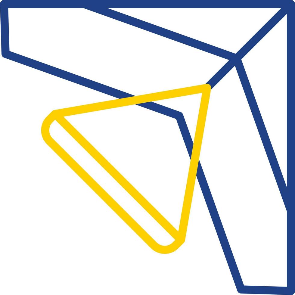 Glider Vector Icon Design