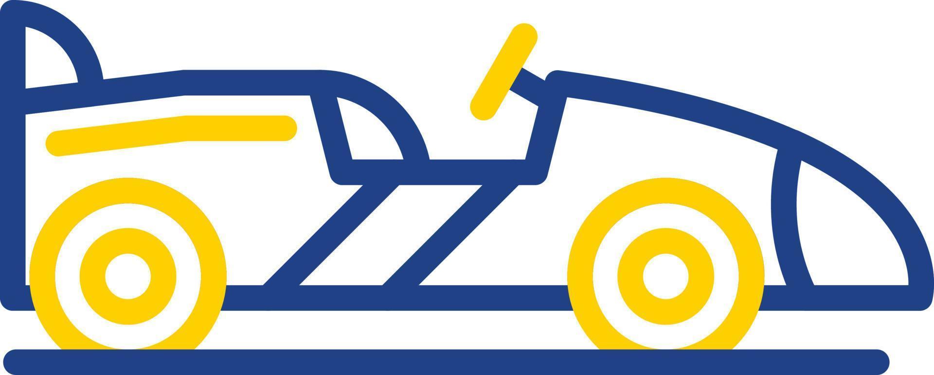 diseño de icono de vector de coche de carreras