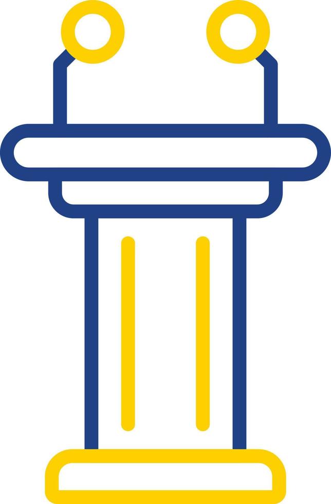 Tribune Vector Icon Design