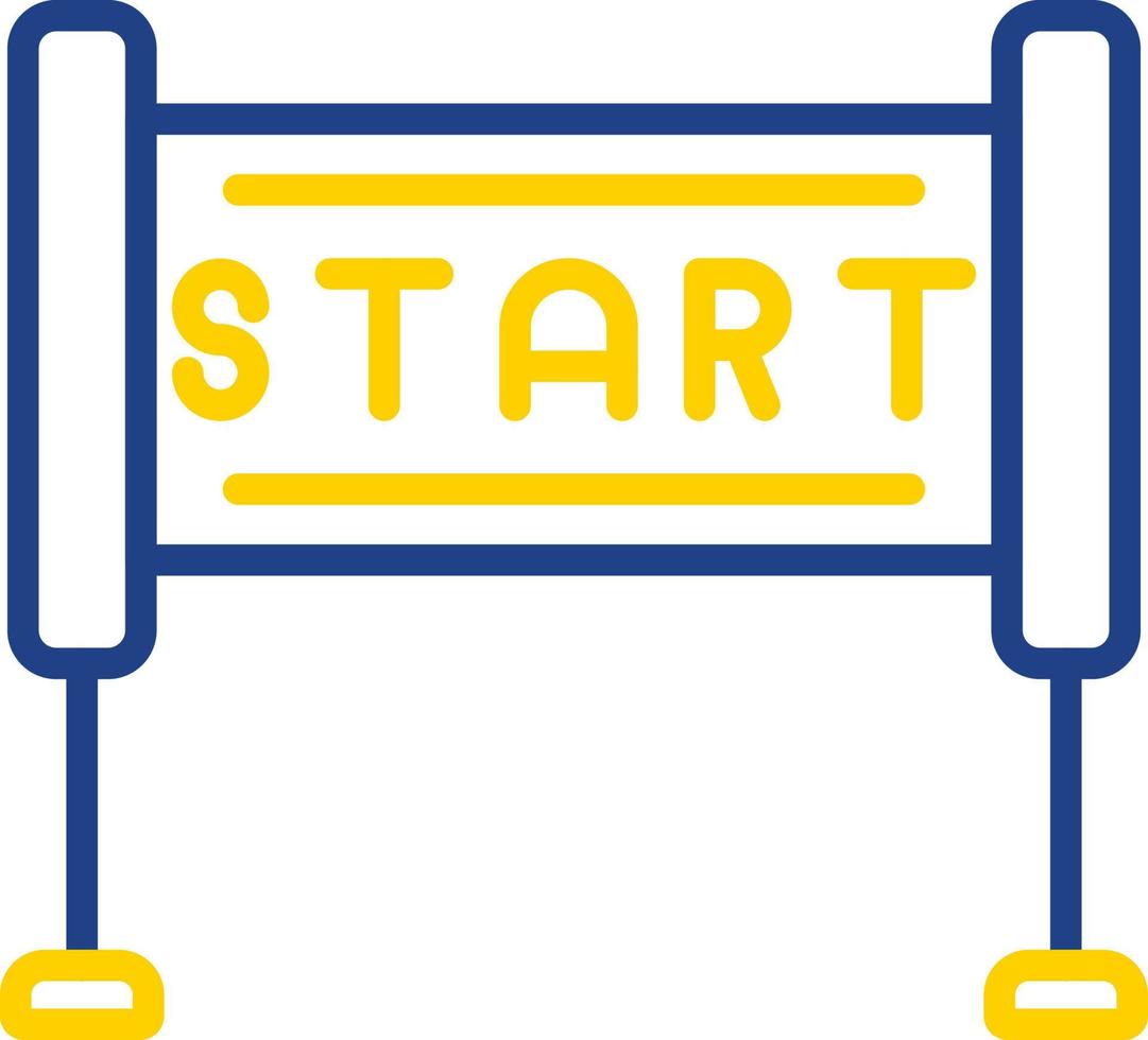 Race Start Vector Icon Design