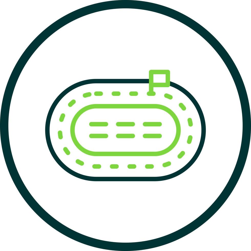 Race Track Vector Icon Design