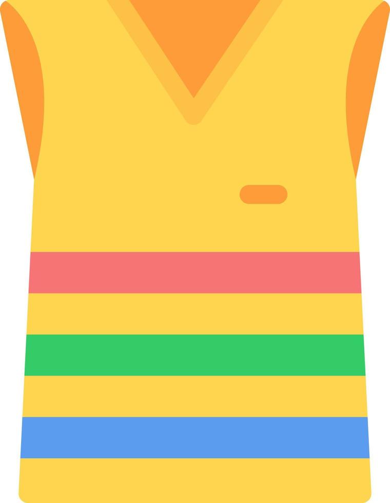 Sleeveless Shirt Vector Icon Design