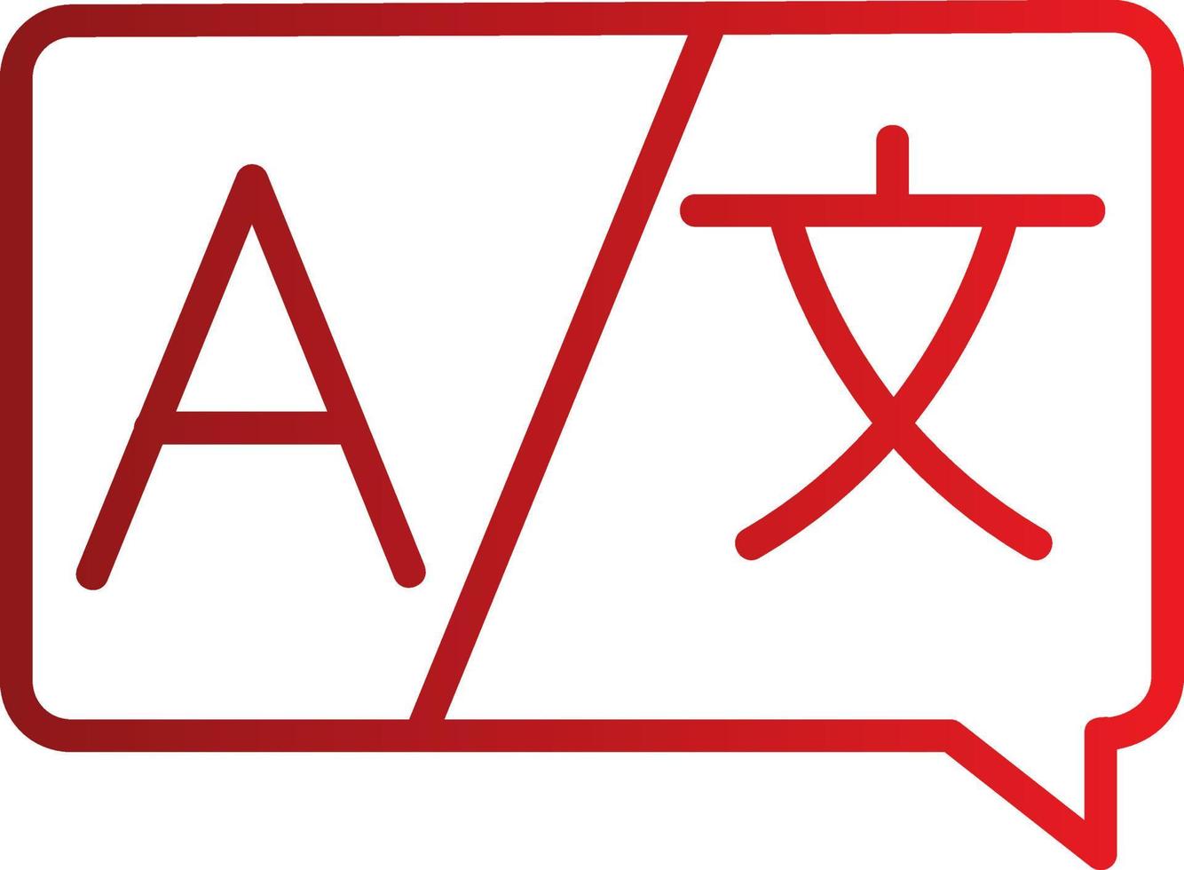 Foreign Language Vector Icon