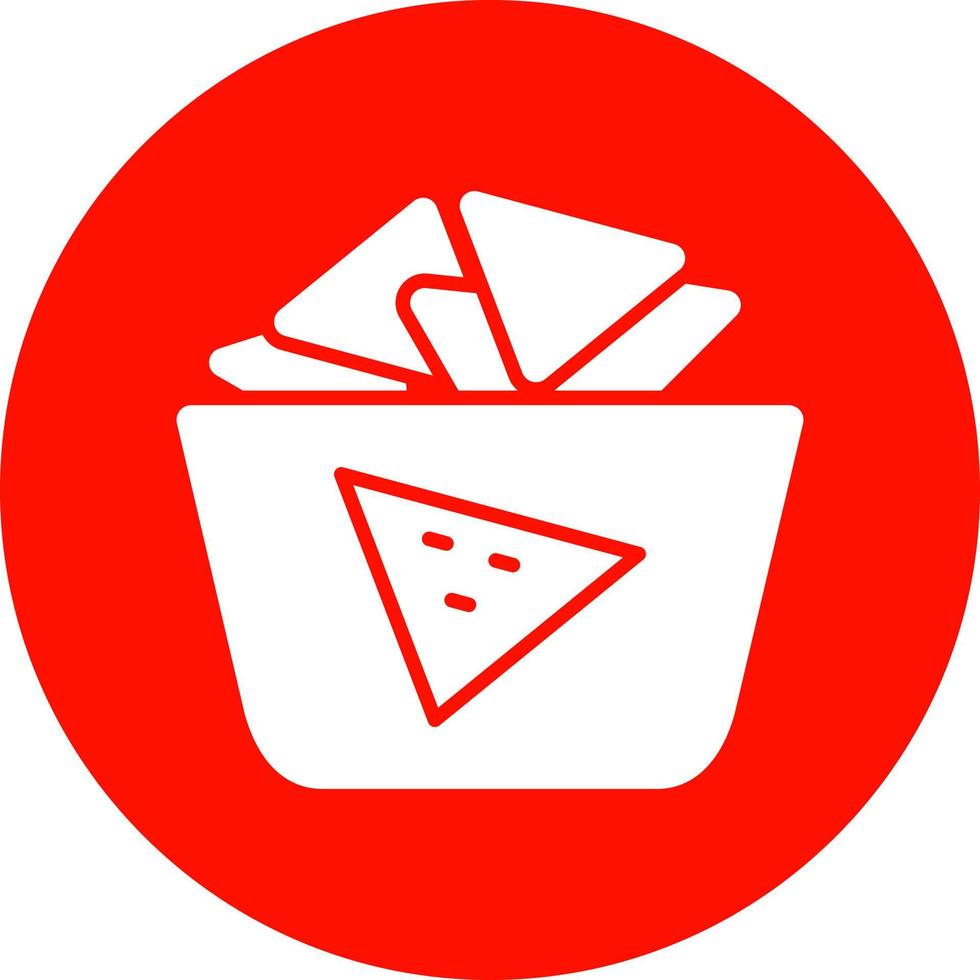 Nachos Vector Icon Design