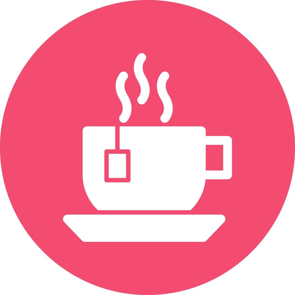 Afternoon Tea Vector Icon Design