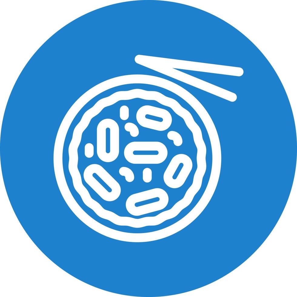Tteokbokki Vector Icon Design