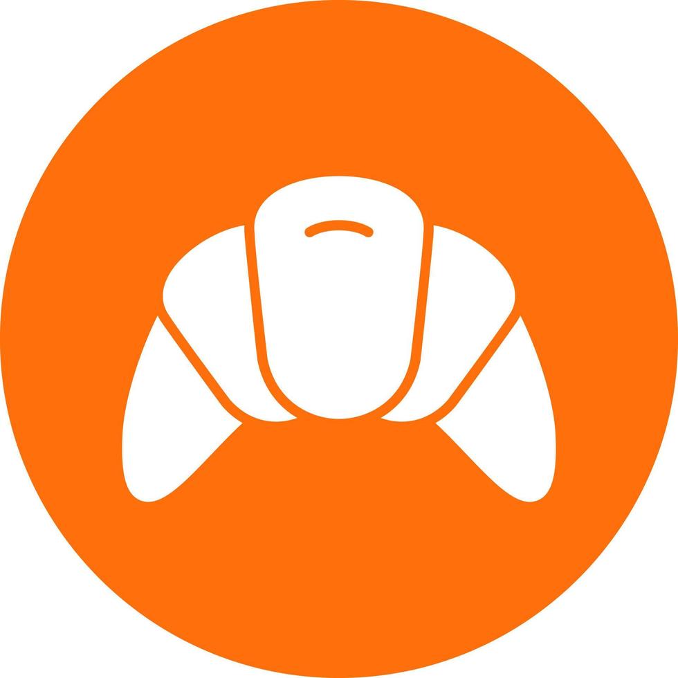 Croissant Vector Icon Design