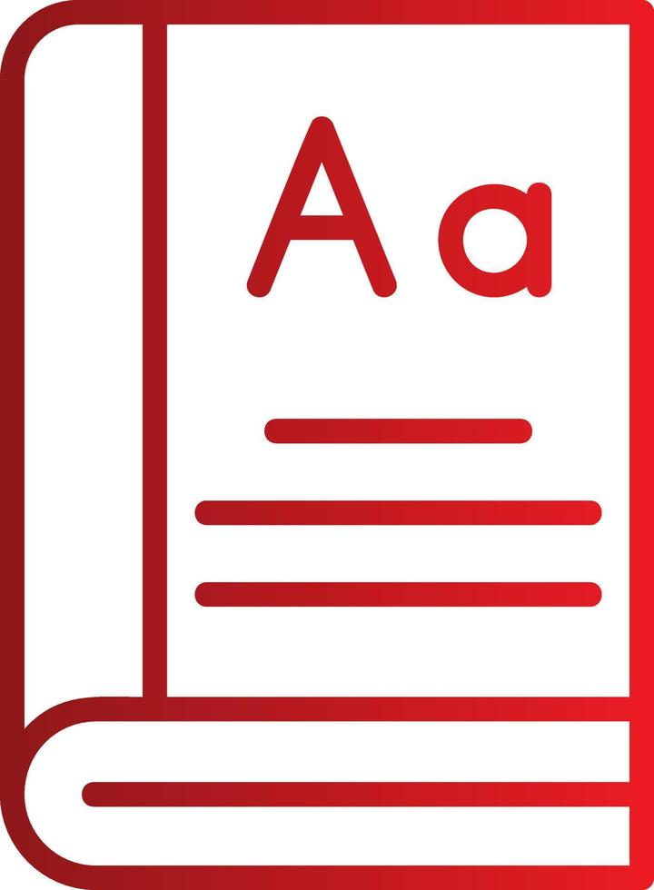 Dictionary Vector Icon