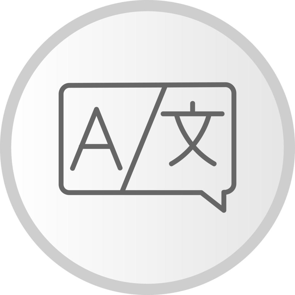 Foreign Language Vector Icon