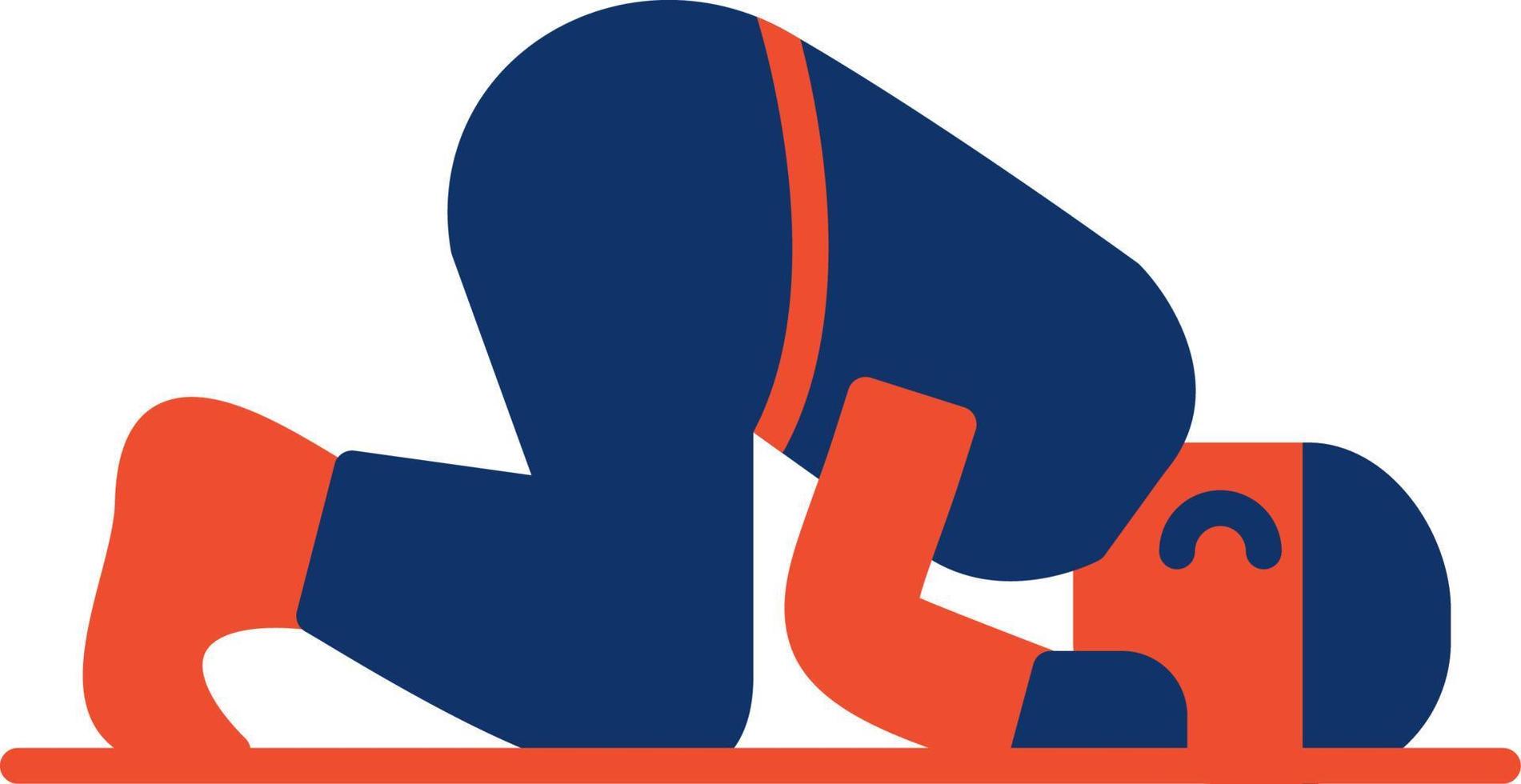 Sujud Creative Icon Design vector