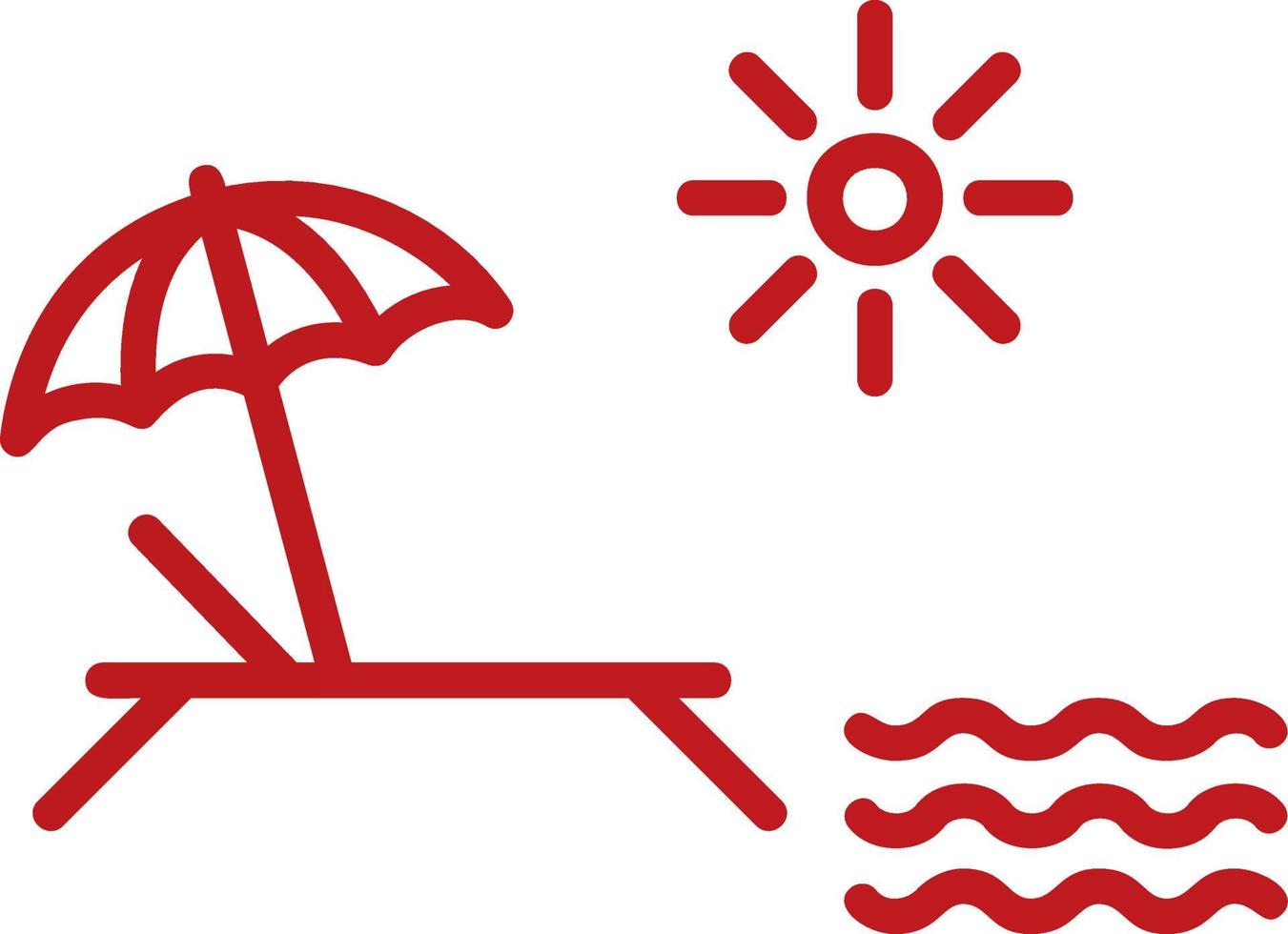 Beach Vector Icon