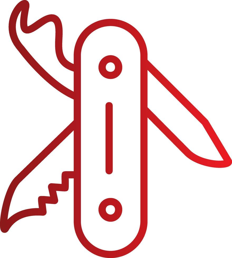 Swiss Army Knife Vector Icon