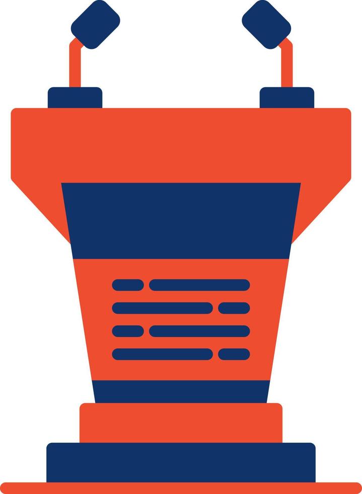 Podium Creative Icon Design vector