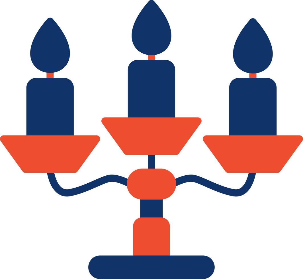 diseño de icono creativo de candelabros vector