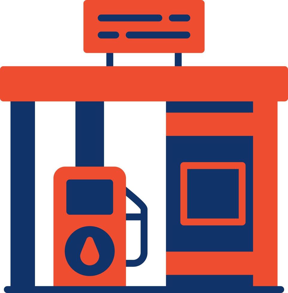 Gas Station Creative Icon Design vector