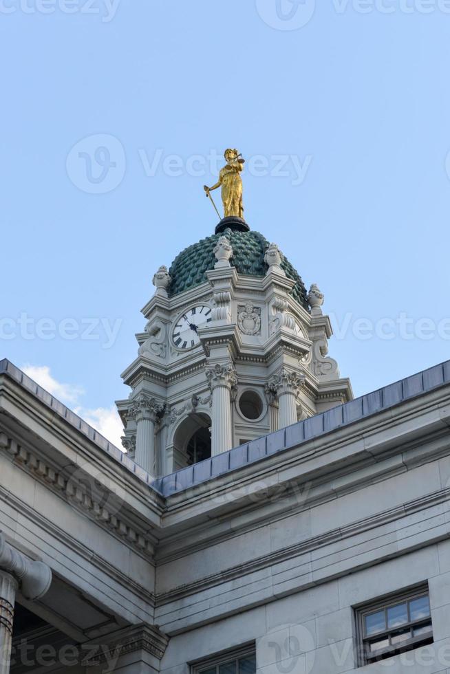 Brooklyn Borough Hall in New York, USA. Constructed in 1848 in the Greek Revival style. photo