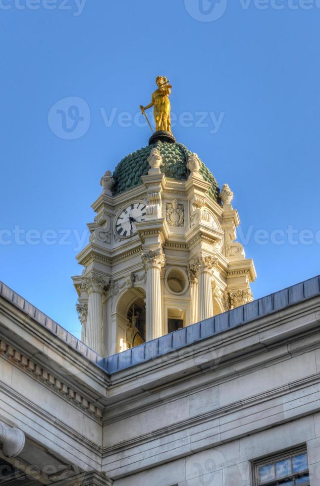 Brooklyn Borough Hall in New York, USA. Constructed in 1848 in the Greek Revival style. photo