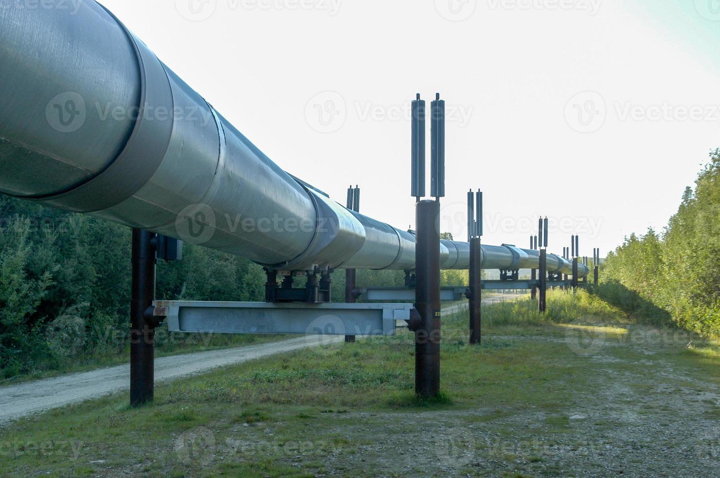 The Trans-Alaska oil pipeline in Alaska photo