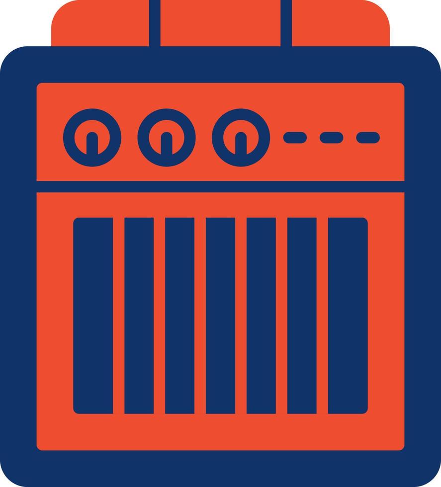 Amplifier Box Creative Icon Design vector