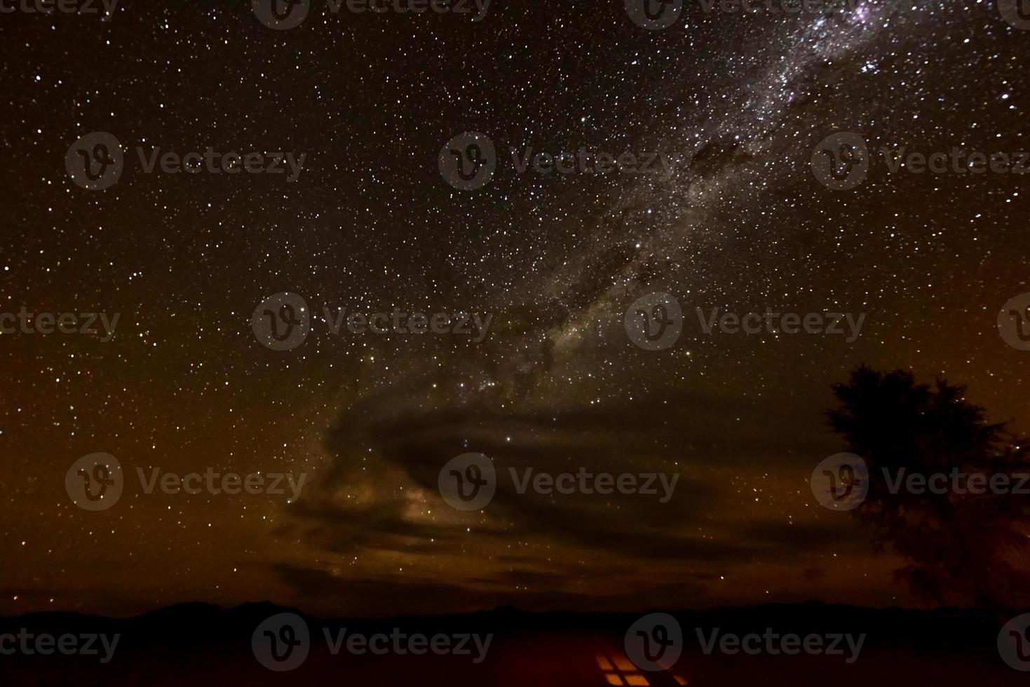 vía láctea de namibia foto