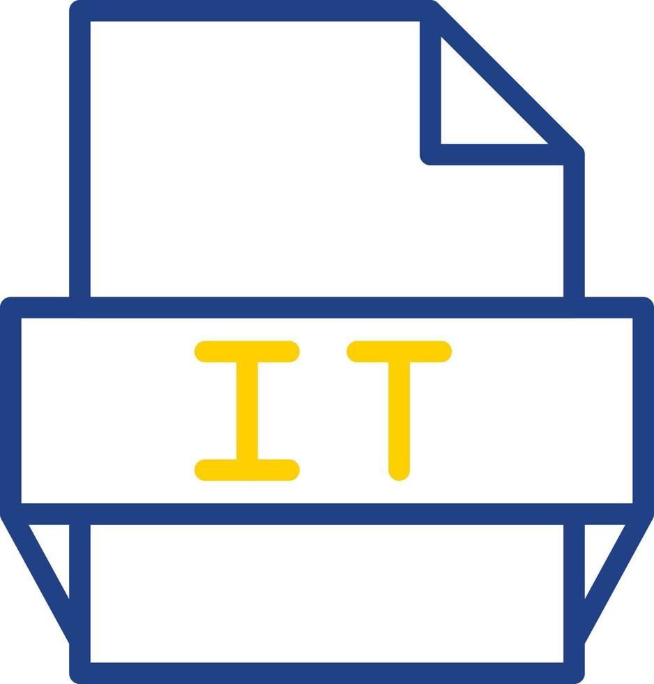 It File Format Icon vector