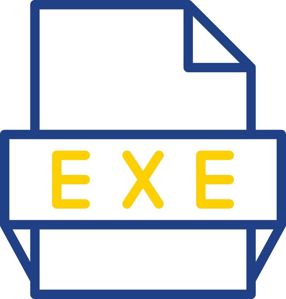 Exe File Format Icon 15990943 Vector Art at Vecteezy