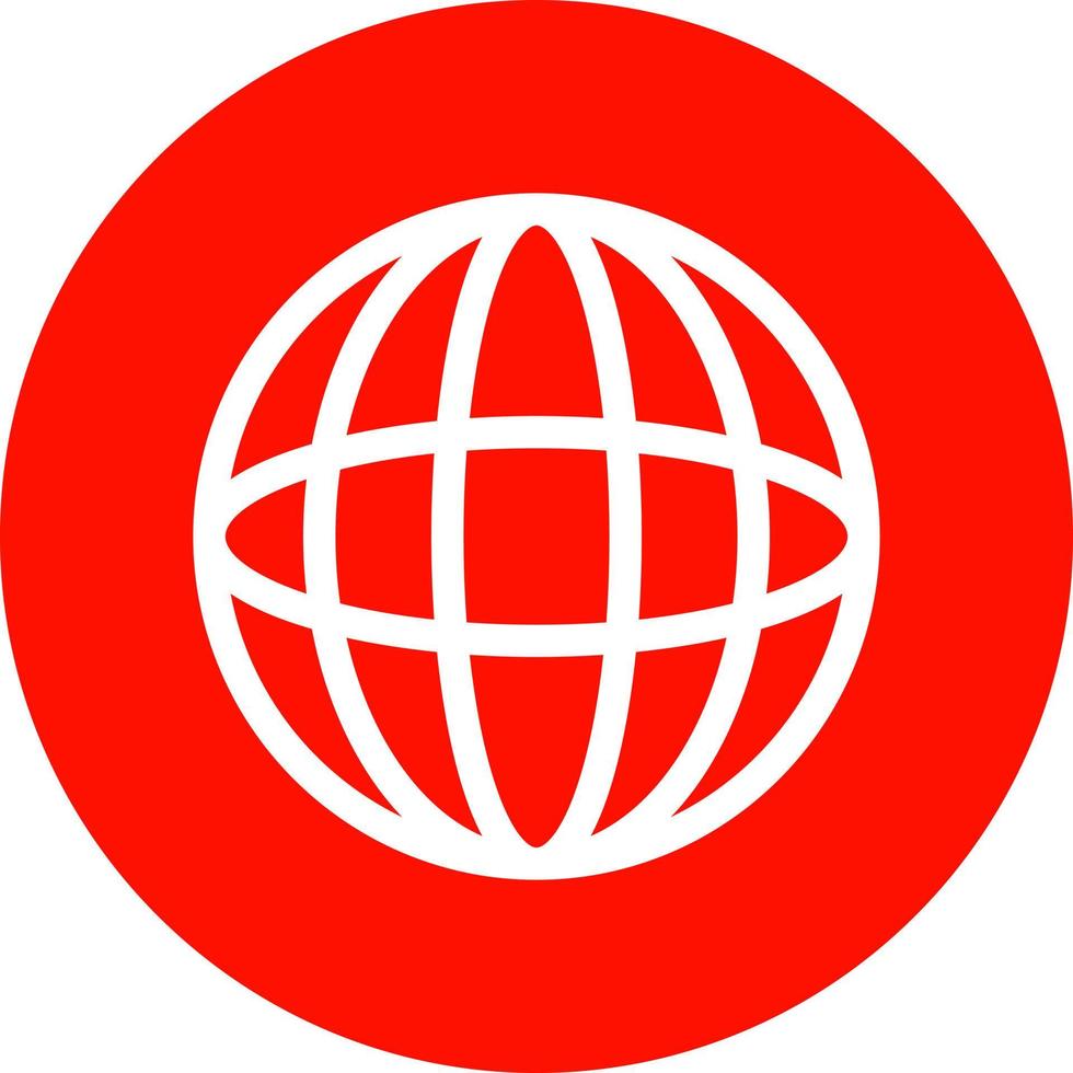 Globe Vector Icon Design